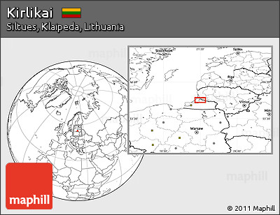 Blank Location Map of Kirlikai