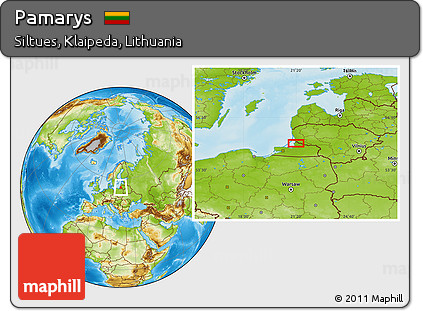 Physical Location Map of Pamarys