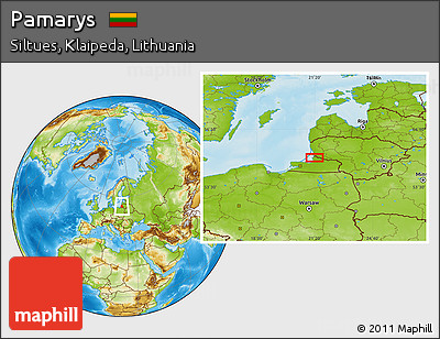 Physical Location Map of Pamarys