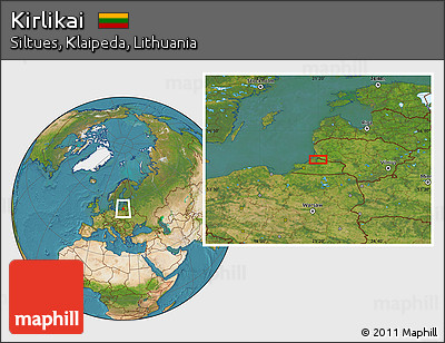 Satellite Location Map of Kirlikai