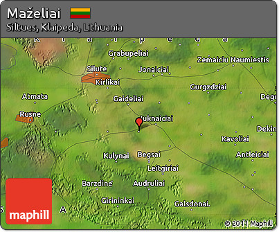 Satellite Map of Maželiai