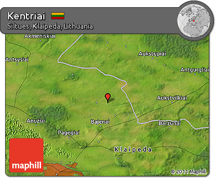 Satellite 3D Map of Kentriai