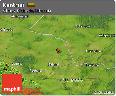 Satellite 3D Map of Kentriai