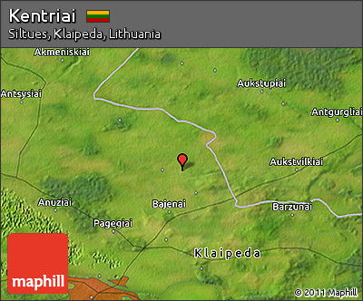 Satellite 3D Map of Kentriai