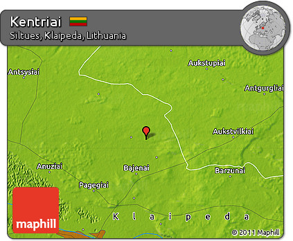 Physical Map of Kentriai