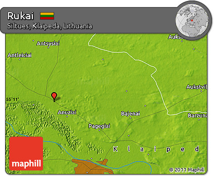Physical Map of Rukai