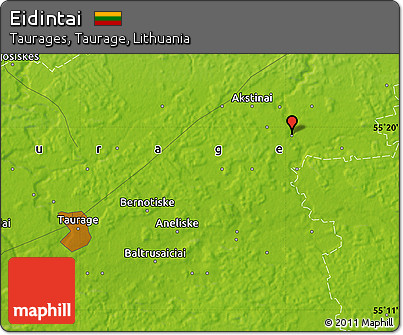 Physical Map of Eidintai