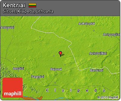 Physical Map of Kentriai