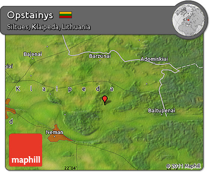 Satellite Map of Opstainys
