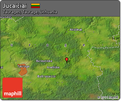 Satellite Map of Jucaičiai
