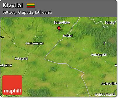 Satellite Map of Kivyliai