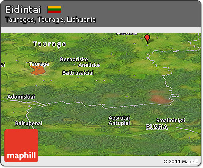 Satellite Panoramic Map of Eidintai