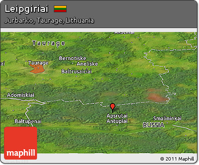 Satellite Panoramic Map of Leipgiriai