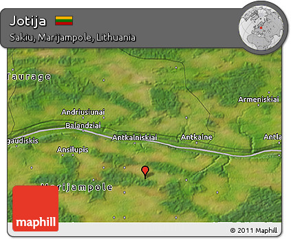 Satellite 3D Map of Jotija