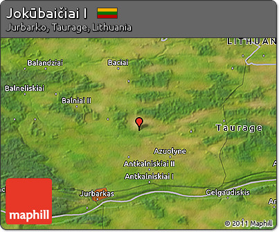 Satellite 3D Map of Jokūbaičiai I