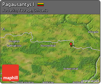 Satellite 3D Map of Pagausantys I