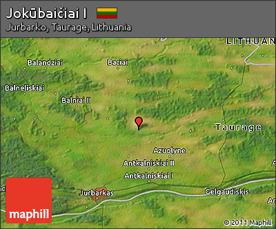 Satellite 3D Map of Jokūbaičiai I