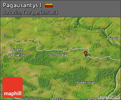 Satellite 3D Map of Pagausantys I