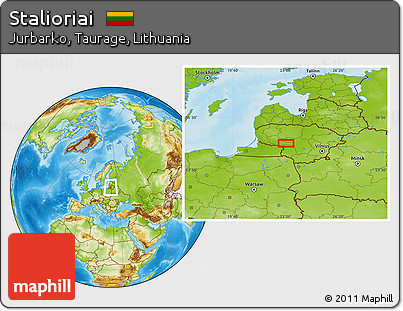 Physical Location Map of Stalioriai