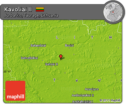 Physical Map of Kavoliai II