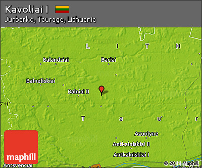 Physical Map of Kavoliai I
