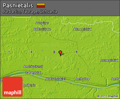 Physical Map of Pasnietalis