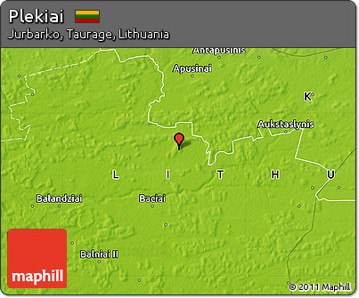 Physical Map of Plekiai