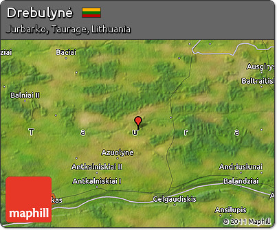 Satellite Map of Drebulynė