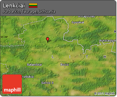Satellite Map of Lenkčiai