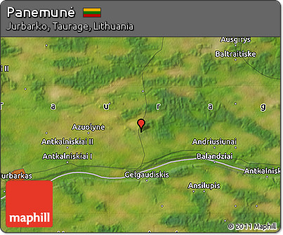 Satellite Map of Panemunė