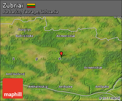 Satellite Map of Zubriai