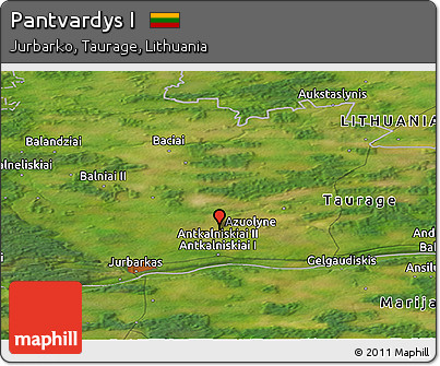 Satellite Panoramic Map of Pantvardys I