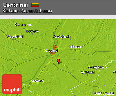 Physical 3D Map of Gentrinai