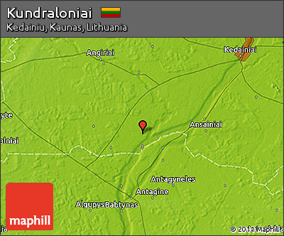 Physical 3D Map of Kundraloniai