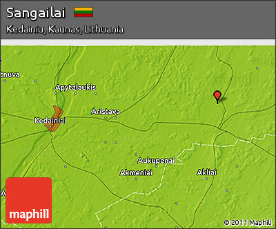 Physical 3D Map of Sangailai