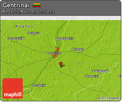 Physical 3D Map of Gentrinai