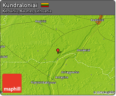 Physical 3D Map of Kundraloniai