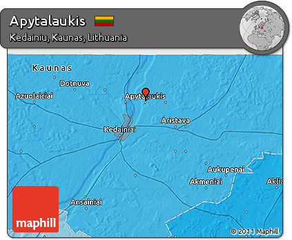 Political 3D Map of Apytalaukis