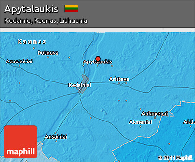 Political 3D Map of Apytalaukis