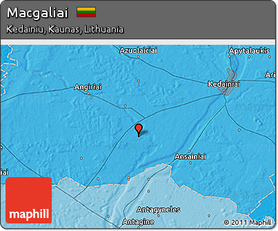 Political 3D Map of Macgaliai