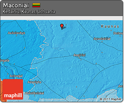Political 3D Map of Maconiai