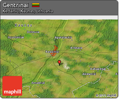 Satellite 3D Map of Gentrinai