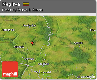 Satellite 3D Map of Negirva