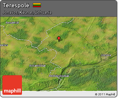 Satellite 3D Map of Terespolė