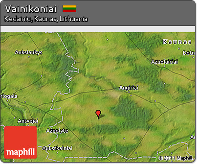 Satellite 3D Map of Vainikoniai