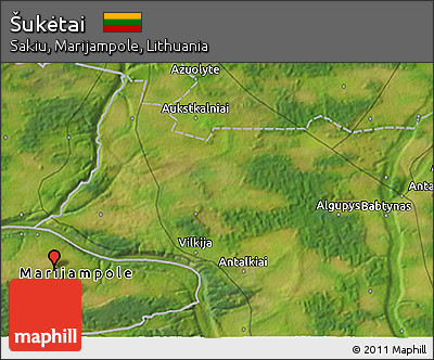 Satellite 3D Map of Šukėtai
