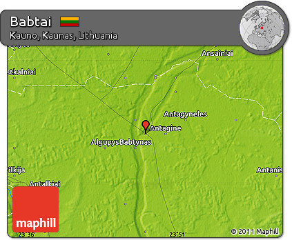 Physical Map of Babtai