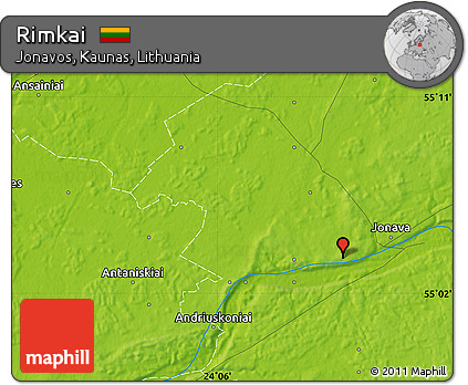 Physical Map of Rimkai
