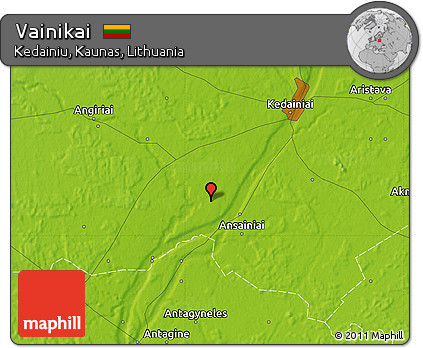 Physical Map of Vainikai