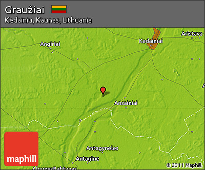 Physical Map of Graužiai